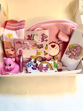 Cheer Bear Pink Care Bear Inspired “Everything But The Book” Bundle